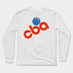 Defunct CBA Basketball League Long Sleeve T-Shirt